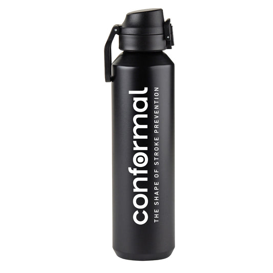 Nexus Aluminum Bottle with Flip-Top Lid and Carabiner